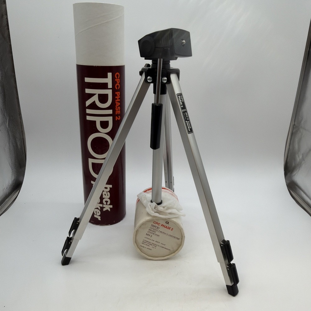 Camera Tripod ~ MX-3 Back Packer ~ CPC Phase 2 Vintage 3-Segment Works Great!